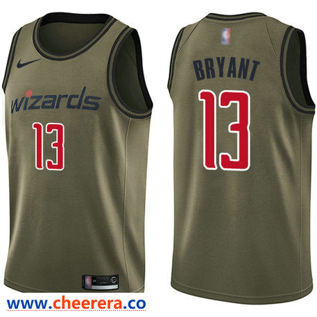 Thomas Bryant Washington Wizards green Salute To Service jersey