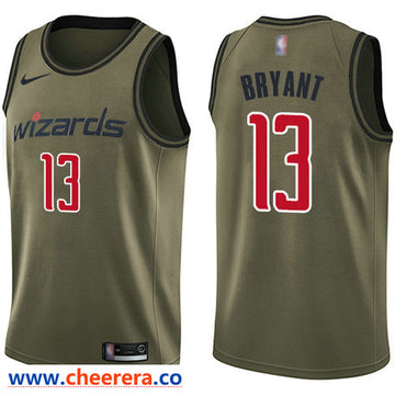 Thomas Bryant Washington Wizards green Salute To Service jersey
