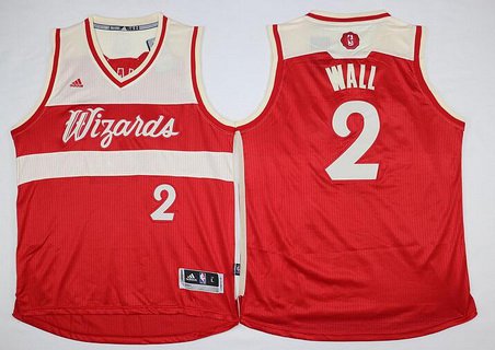 John Wall Revolution Washington Wizards red jersey