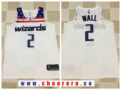 John Wall Washington Wizards white jersey