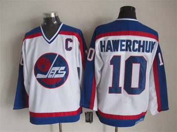 Dale Hawerchuk Winnipeg Jets white Throwback jersey