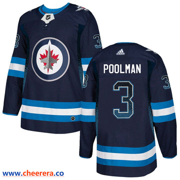 Tucker Poolman Winnipeg Jets navy Fashion jersey