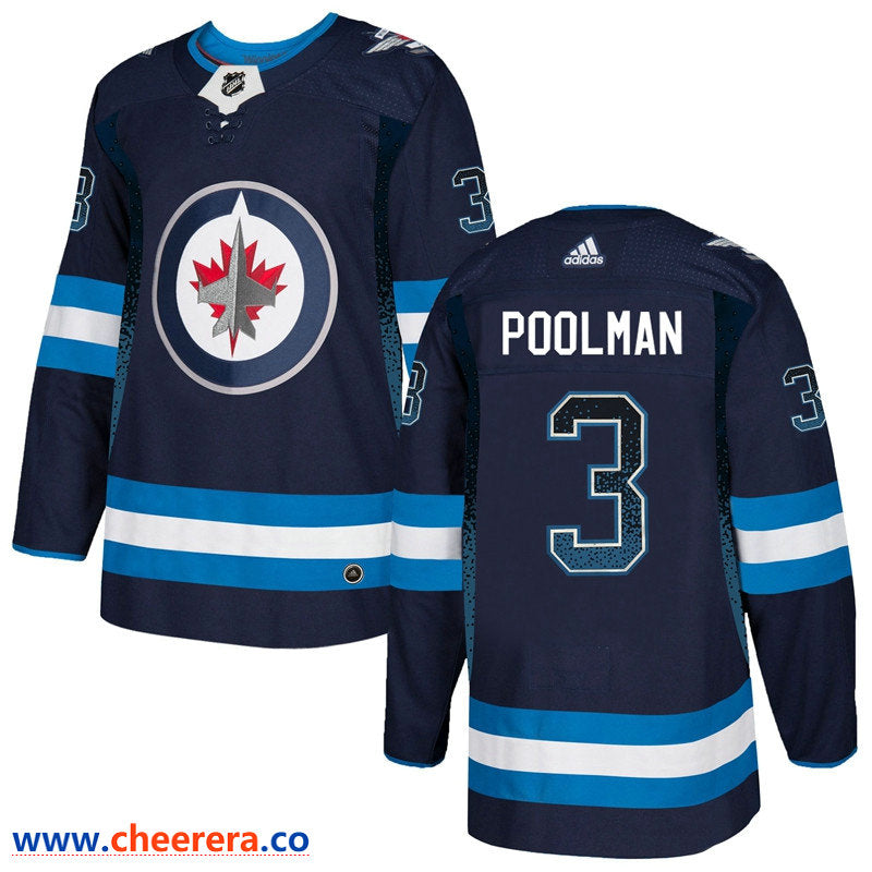 Tucker Poolman Winnipeg Jets navy Fashion jersey