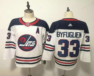 Dustin Byfuglien Winnipeg Jets white Heritage jersey