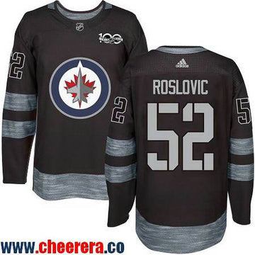 Jack Roslovic Winnipeg Jets black jersey