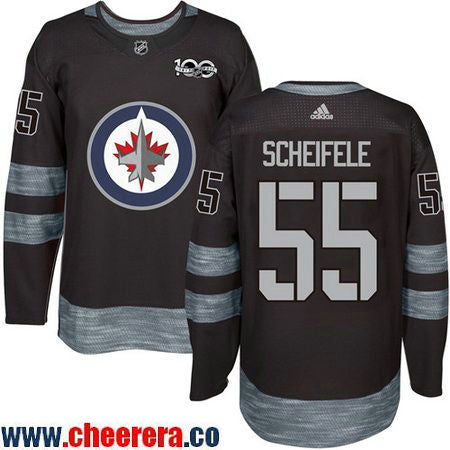 Mark Scheifele Winnipeg Jets black jersey