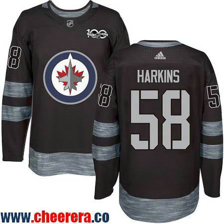 Jansen Harkins Winnipeg Jets black jersey