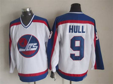Bobby Hull Winnipeg Jets white Throwback jersey