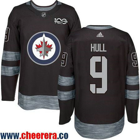 Bobby Hull Winnipeg Jets black jersey