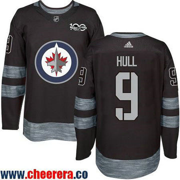 Bobby Hull Winnipeg Jets black jersey