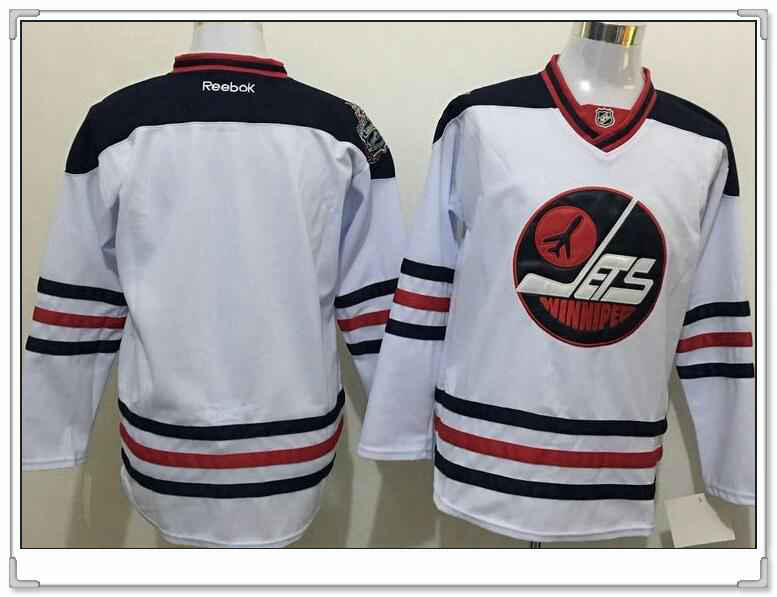 Custom Winnipeg Jets white Winter Classic jersey