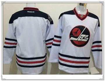 Custom Winnipeg Jets white Winter Classic jersey