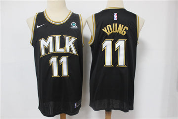 Men Atlanta Hawks black jersey