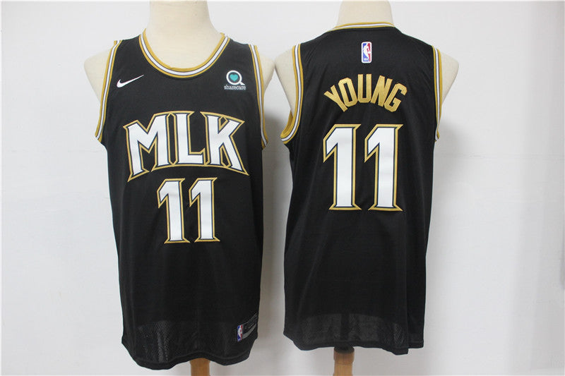 Men Atlanta Hawks black jersey