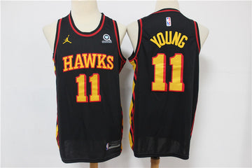 Men Atlanta Hawks black jersey