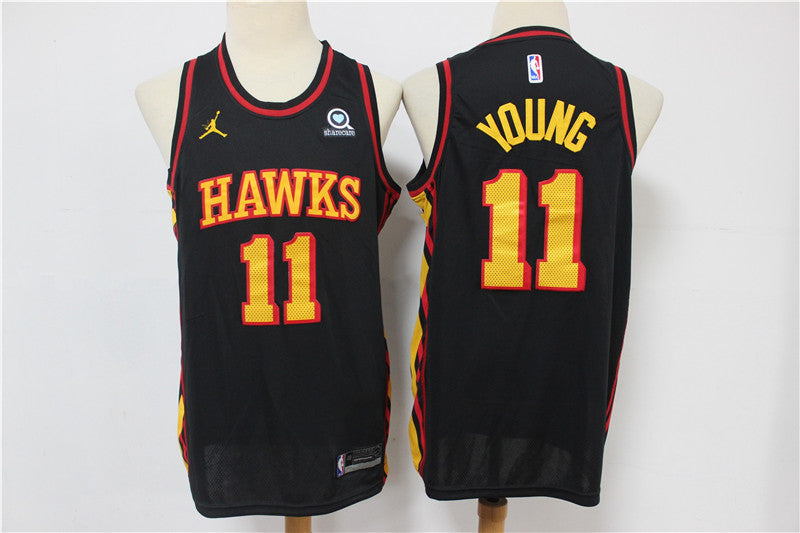 Men Atlanta Hawks black jersey