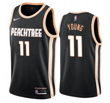 Men Atlanta Hawks black jersey