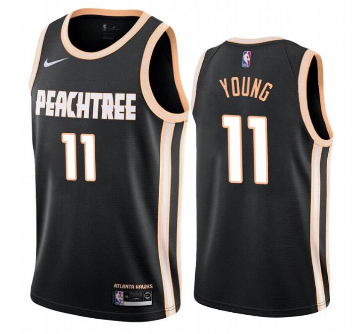 Men Atlanta Hawks black jersey