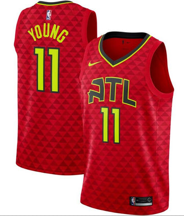 Men Atlanta Hawks red jersey