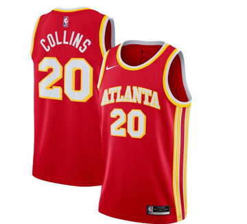 Men Atlanta Hawks red jersey
