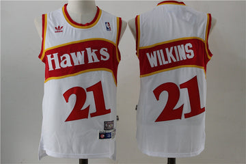 Men Atlanta Hawks white jersey