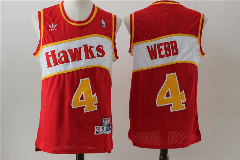 Men Atlanta Hawks red jersey