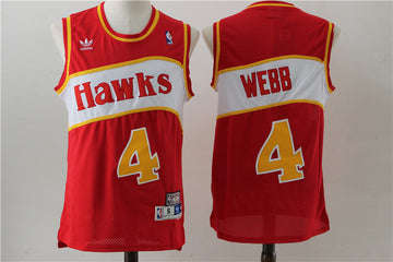 Men Atlanta Hawks red jersey