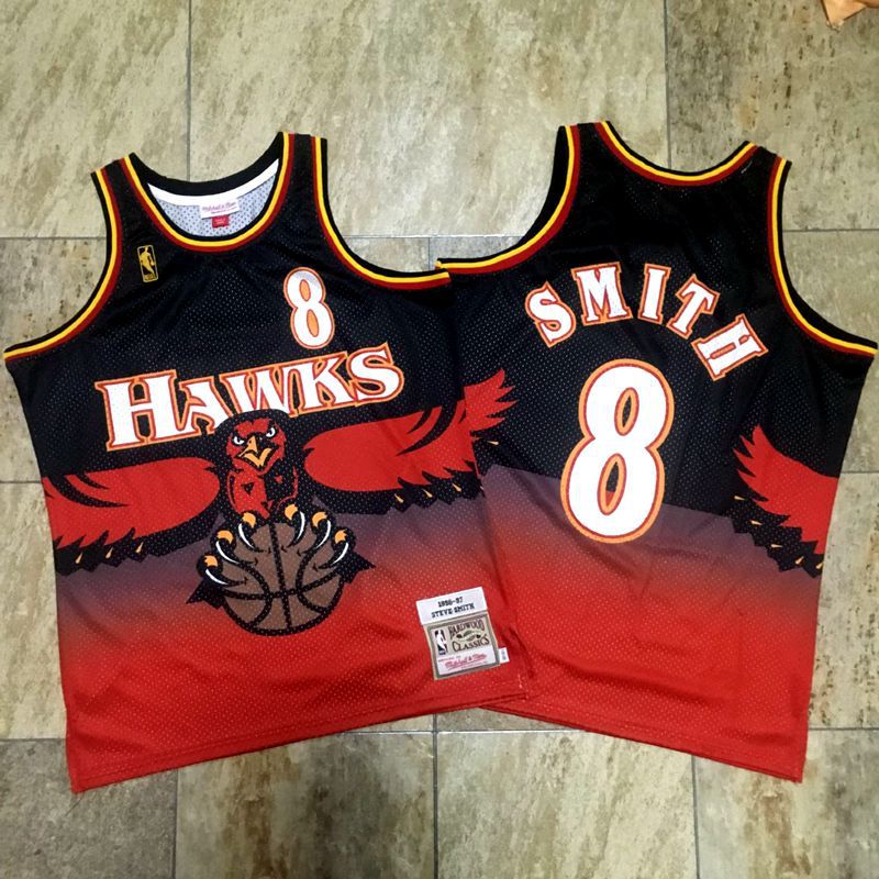 Men Atlanta Hawks red jersey