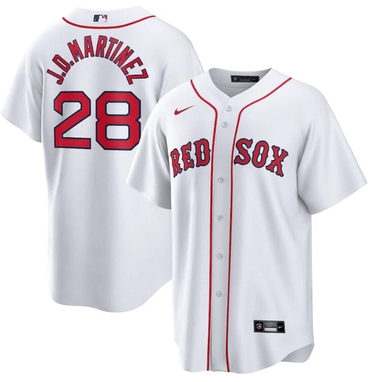 Men Boston Red Sox white jersey