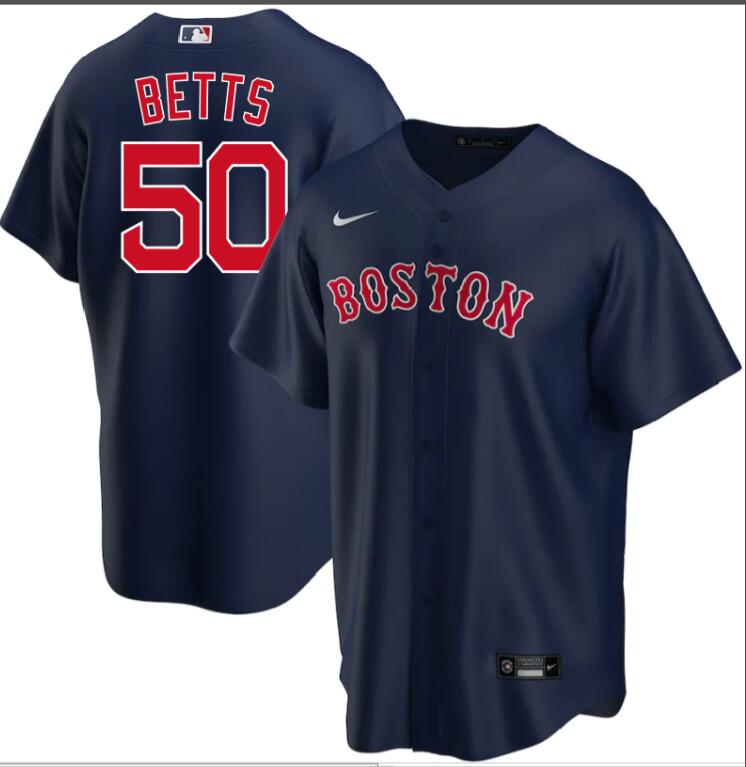 Men Boston Red Sox blue jersey