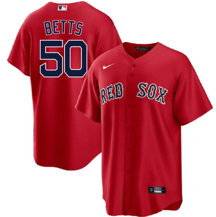 Men Boston Red Sox red jersey