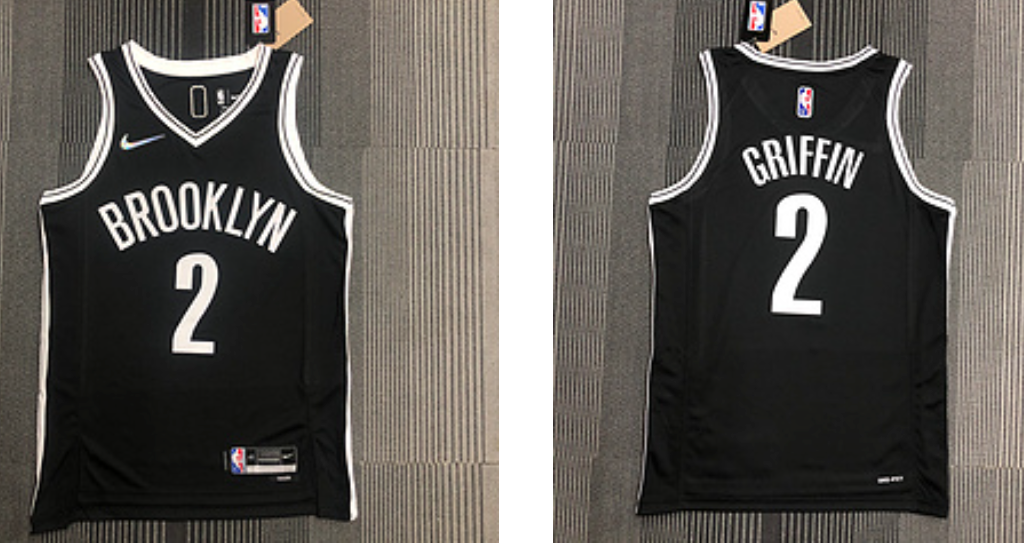 Men Brooklyn Nets black jersey