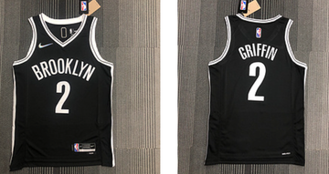 Men Brooklyn Nets black jersey