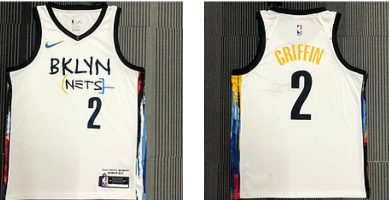 Men Brooklyn Nets white jersey