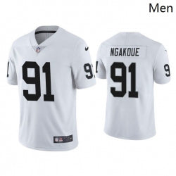 Men Las Vegas Raiders white Vapor jersey