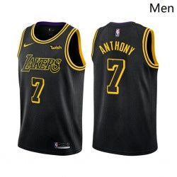 Men Carmelo Anthony Mamba Inspired Los Angeles Lakers black jersey