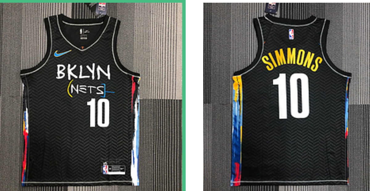 Men Brooklyn Nets black jersey