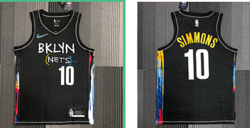 Men Brooklyn Nets black jersey