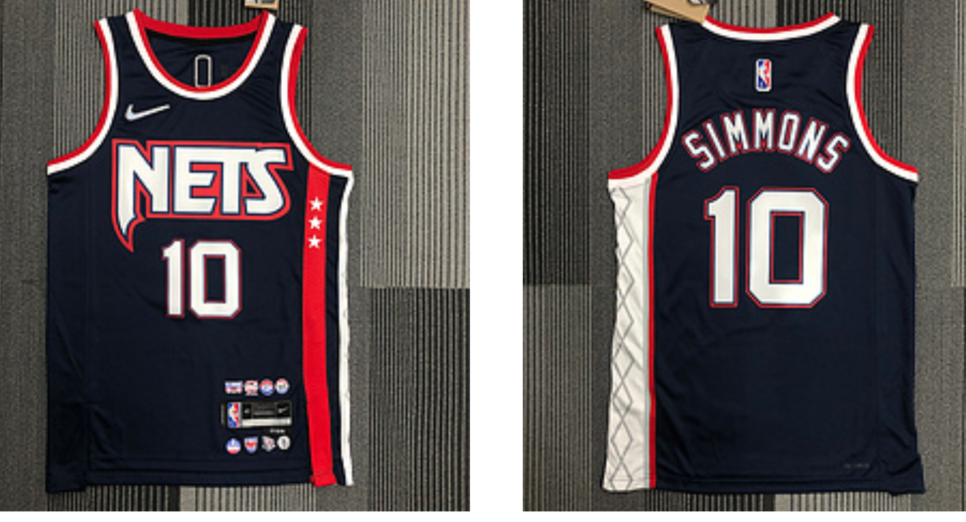 Men Brooklyn Nets navy jersey