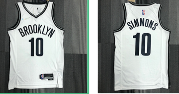 Men Brooklyn Nets white jersey