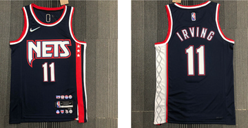 Men Brooklyn Nets navy jersey