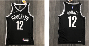 Men Brooklyn Nets black jersey