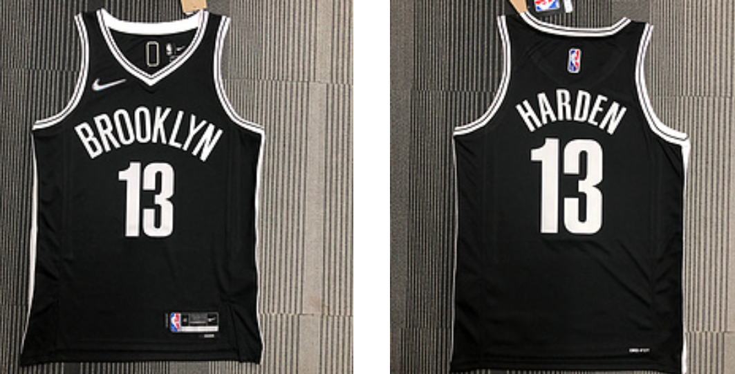 Men Brooklyn Nets black jersey