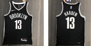 Men Brooklyn Nets black jersey