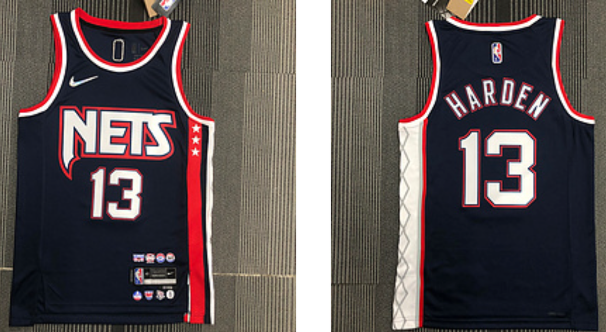 Men Brooklyn Nets navy jersey