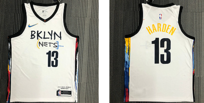 Men Brooklyn Nets white jersey