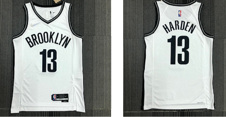 Men Brooklyn Nets white jersey