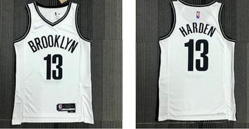 Men Brooklyn Nets white jersey
