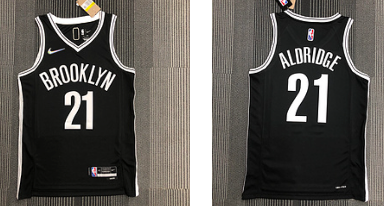 Men Brooklyn Nets black jersey