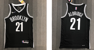 Men Brooklyn Nets black jersey